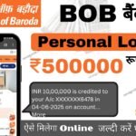Bank of Baroda Personal Loan Apply Online 2025